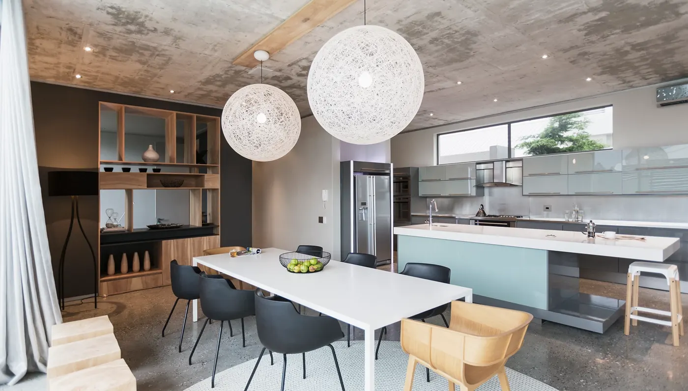 Furnished modern kitchen