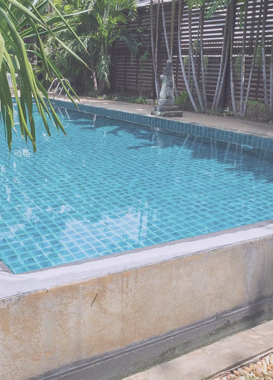 Outdoor pool at a managed property
